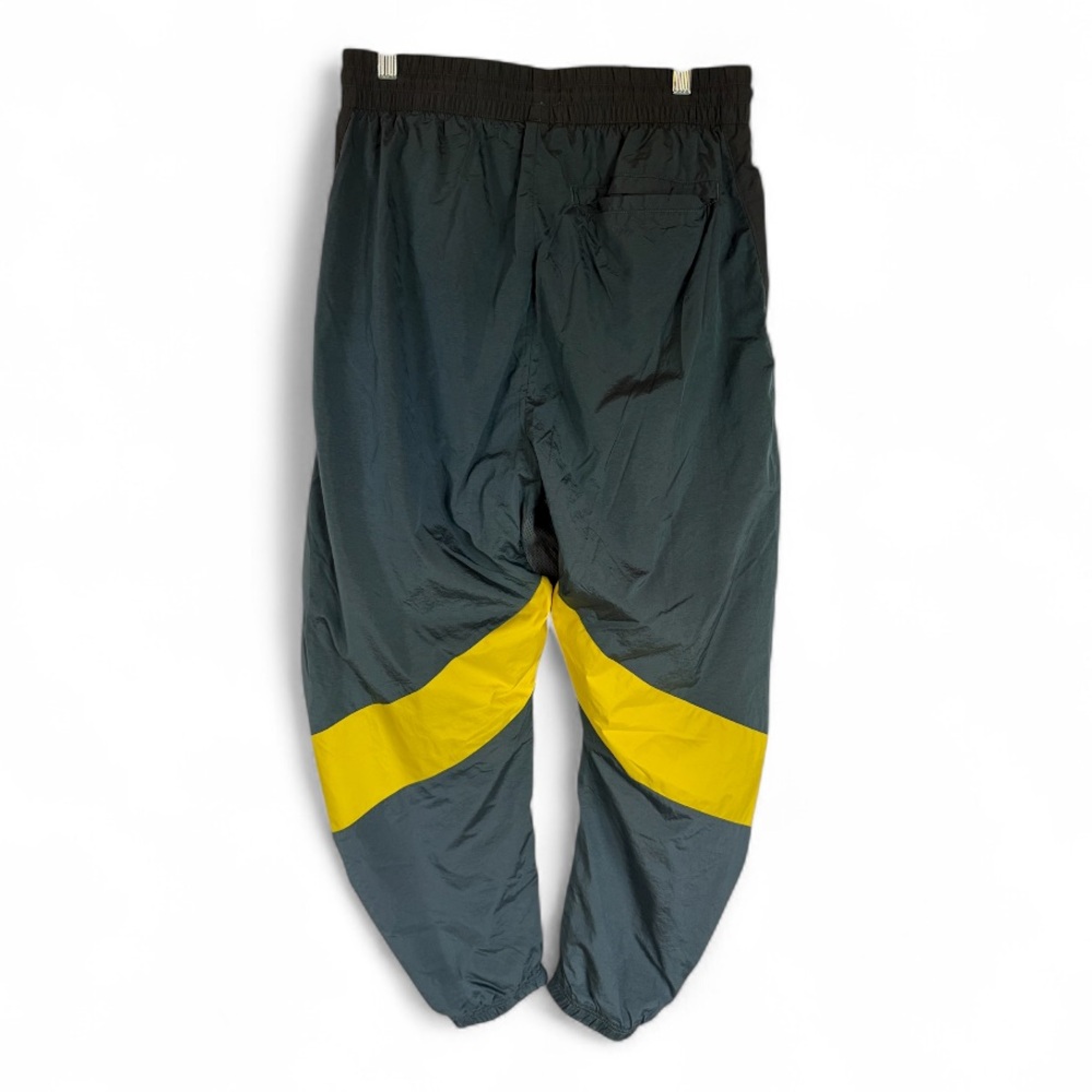 Adidas Street Shape Urban Logo Nylon M Woven Grey Blue Track Pants GM6509 - Picture 2 of 6